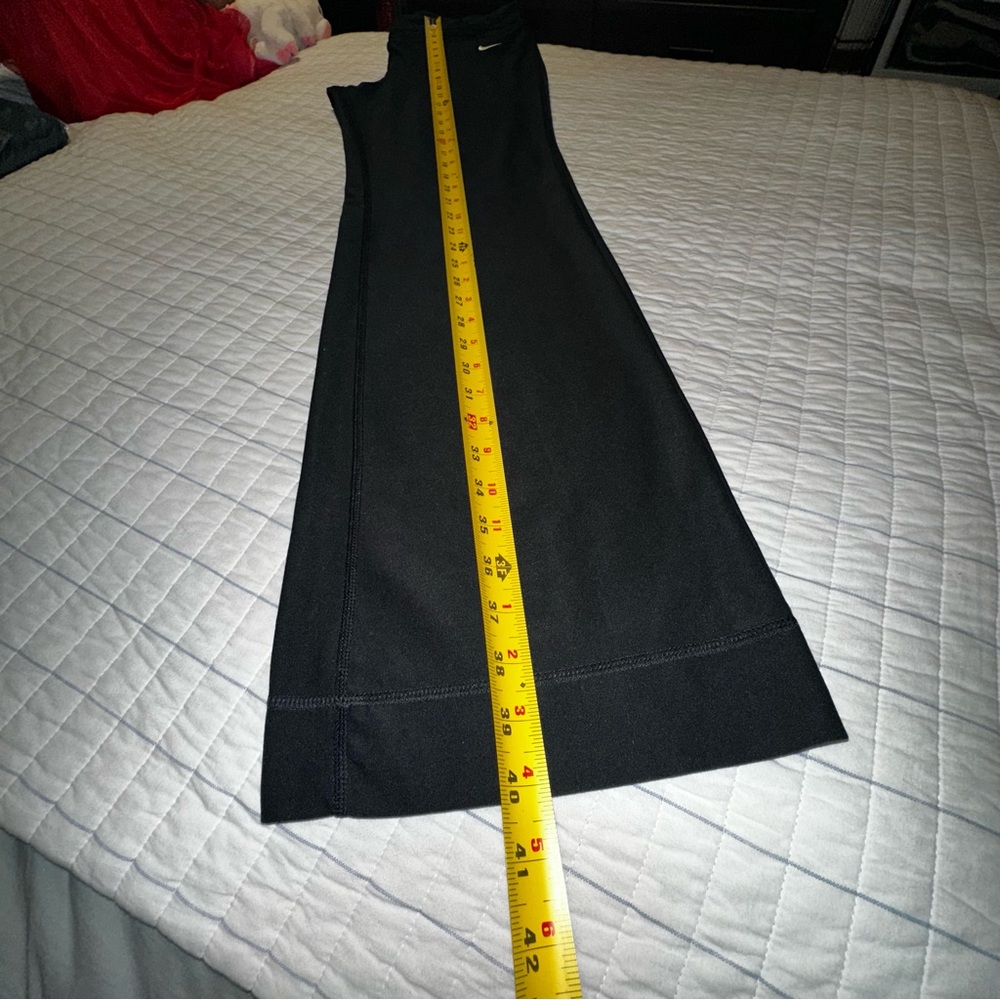 Vintage Nike Dri Fit Wide Leg Training Pants Black Ladies Small - Picture 2 of 8